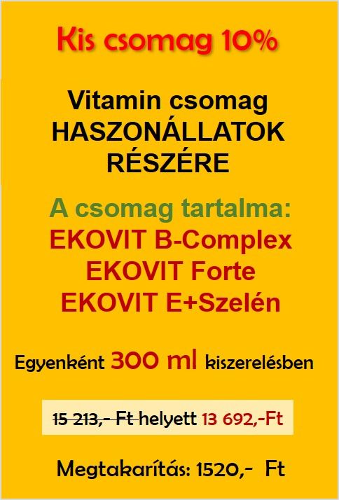 EKOVIT Kis csomag 10% kedvezménnyel